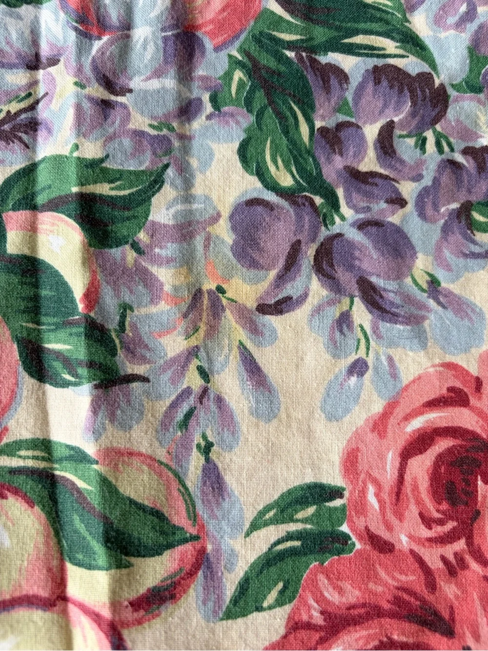 Set of 5 vintage Waverly fabric placemats quiet luxury cottagecore